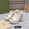 Cheap       women's Platform Sandals       leather Sandals Slides       Mules 3
