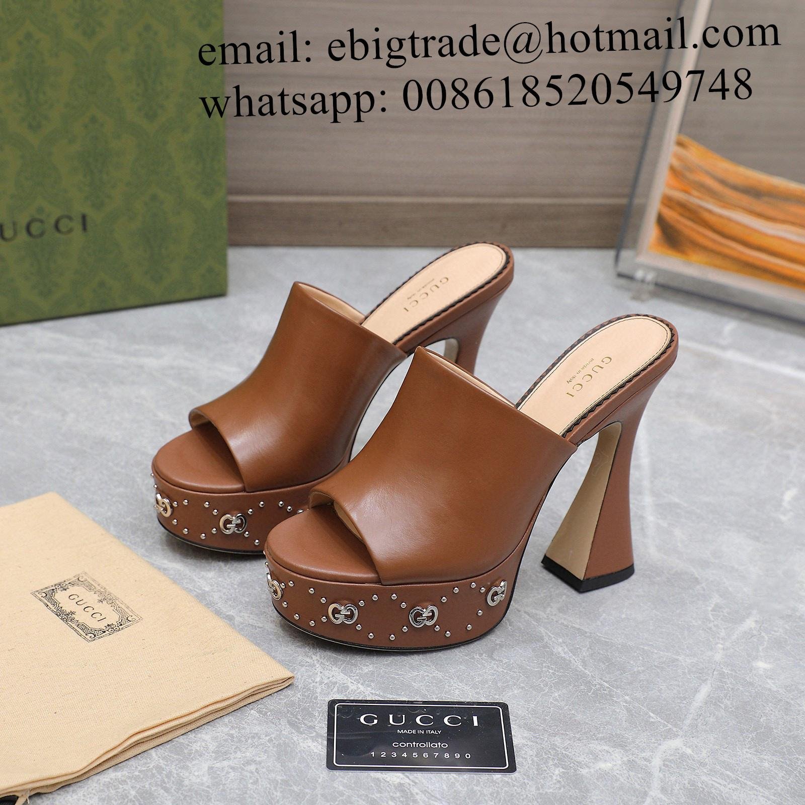 Cheap       women's Platform Sandals       leather Sandals Slides       Mules 5