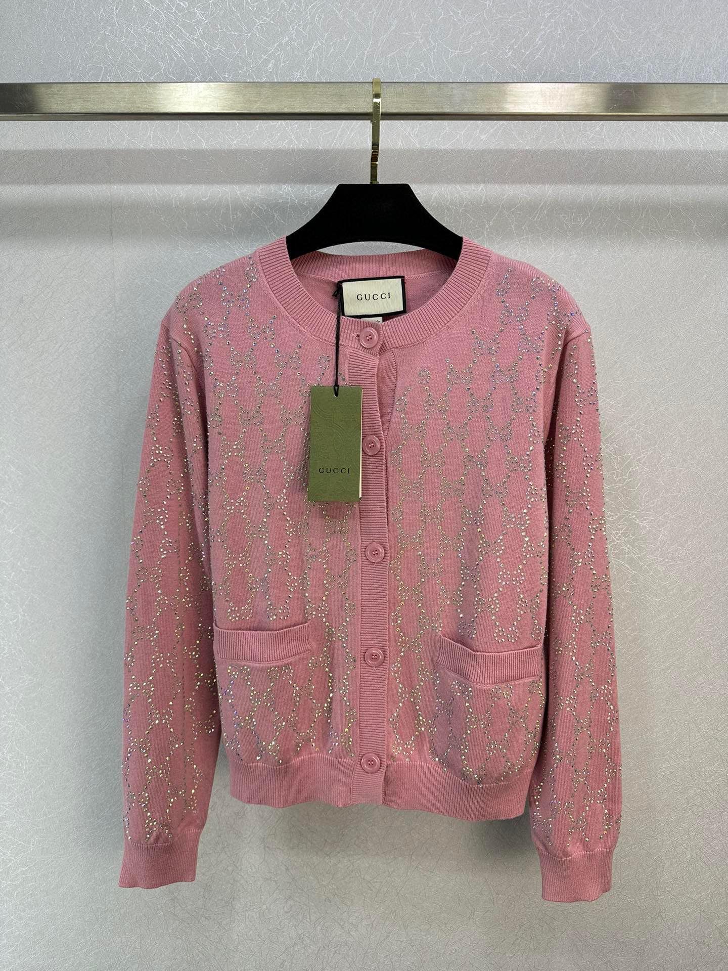 Cheap       Gg Wool Cardigan discount       Wool knit top Women's       Sweaters 4