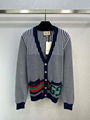 Cheap Gucci Gg Wool Cardigan discount Gucci Wool knit top Women's Gucci Sweaters