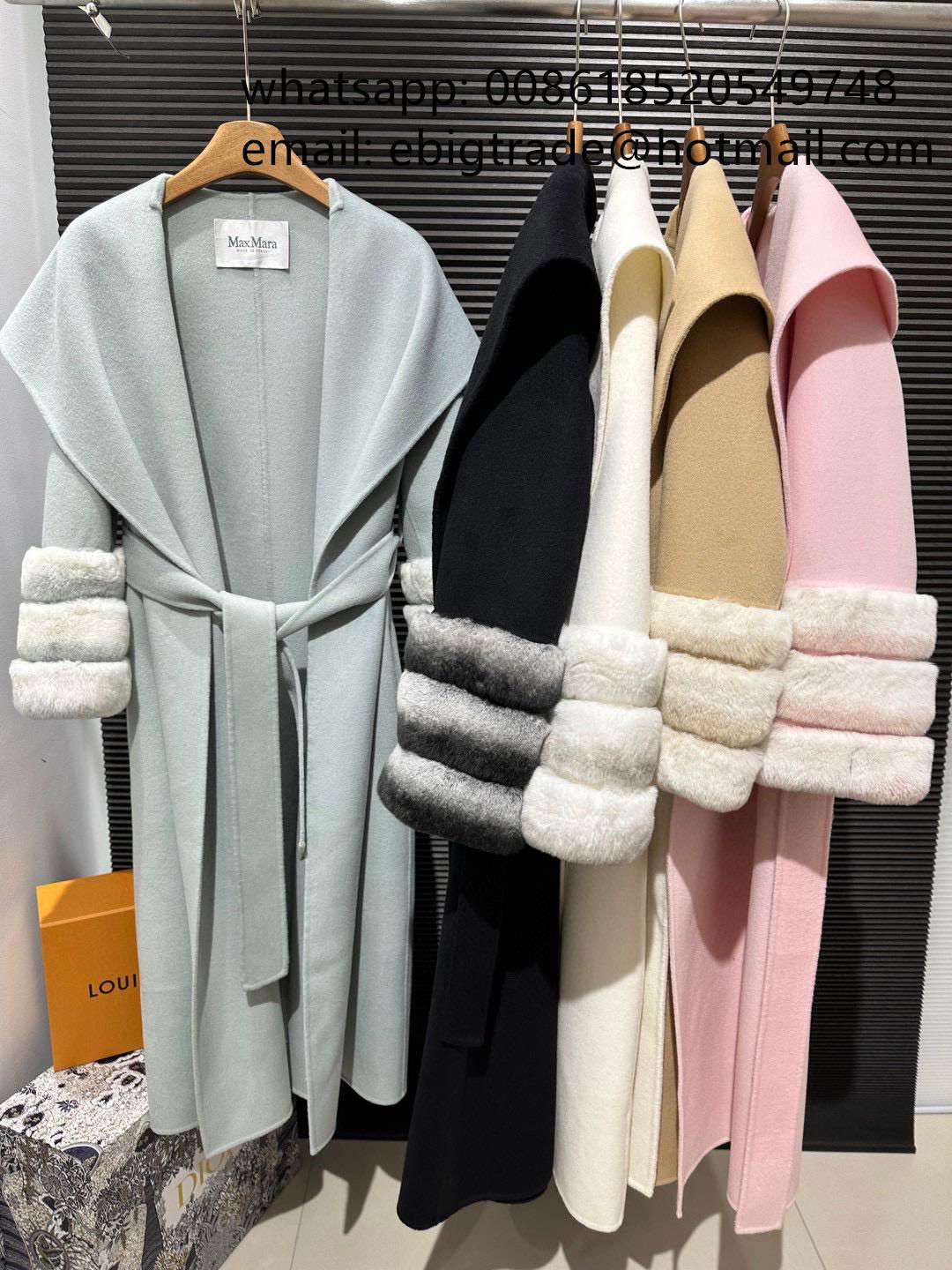 Discount Max Mara Online Outlet Max Mara Wool Cashmere Robe Coat Max Mara Coat