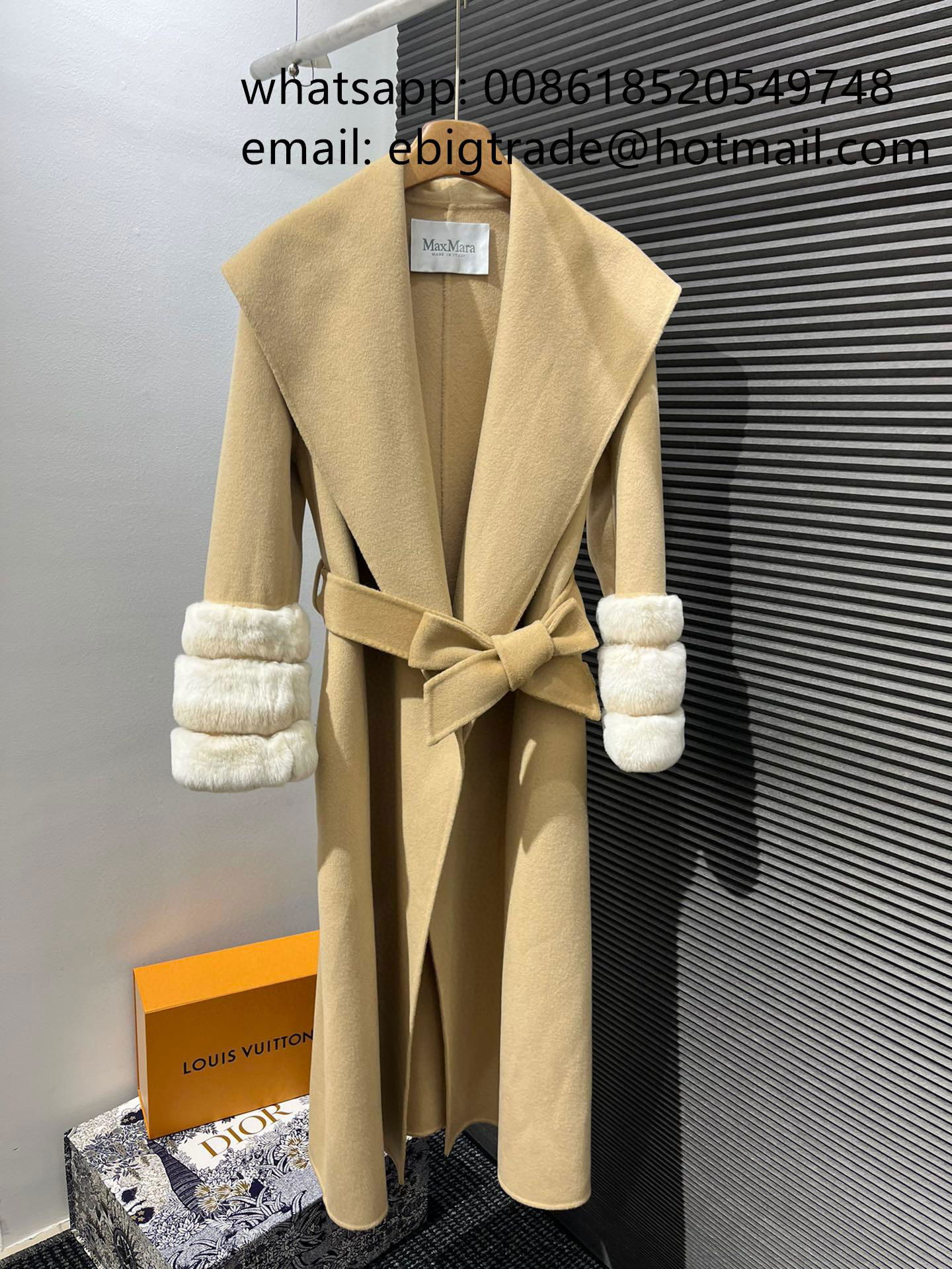 Discount Max Mara Online Outlet Max Mara Wool Cashmere Robe Coat Max Mara Coat 4