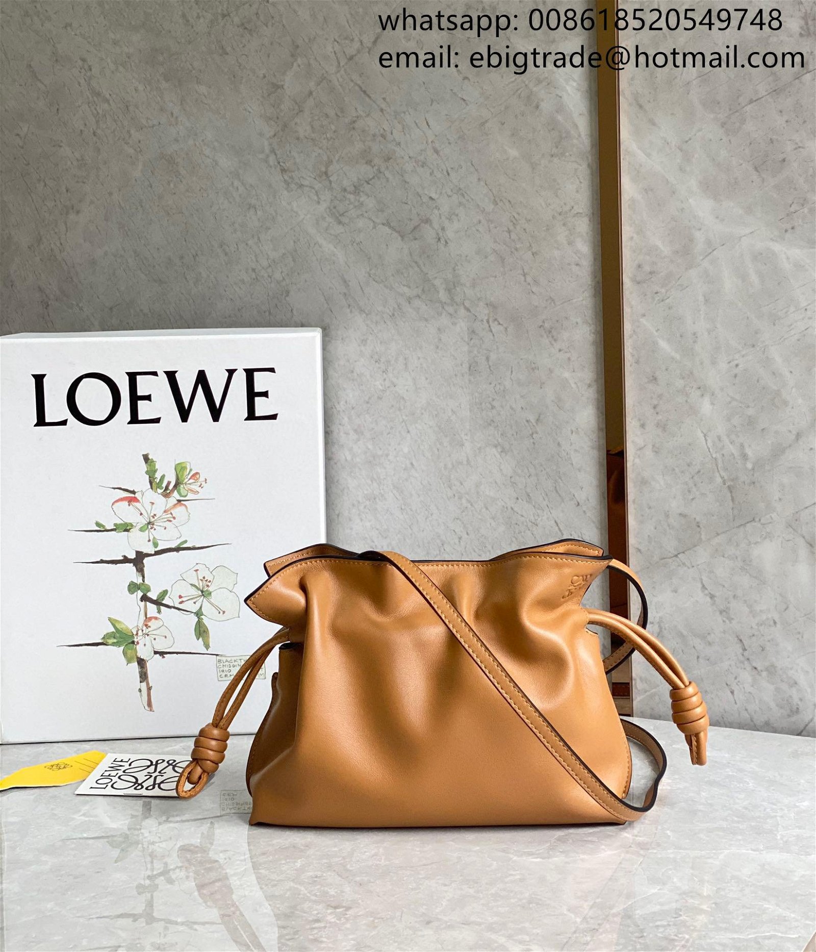 Loewe Mini Flamenco Leather Clutch