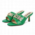 Moschino Heeled Mules Cheap Moschino Sandals discount Moschino Slippers Moschino