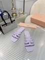 Miu Miu Sandals for Women Miu Miu Sandals Women's Miu Miu Mules Slides Flip Flop