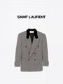 Cheap Saint Laurent Oversized Tuxedo Jacket Saint Laurent Wool Jacket for women