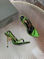 Tom Ford Laminated Leather Padlock Pointy Naked Sandal Tom Ford Velvet Sandals