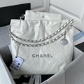 Ch-an-el Handbags 22 CC Brand Shiny Calfskin leather handbags women fashion bag 5
