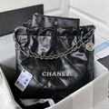 Ch-an-el Handbags 22 CC Brand Shiny Calfskin leather handbags women fashion bag