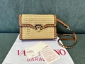 Valentino Raffia Bag Wallet On Chain