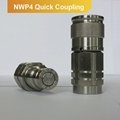 ISO 16028 Hydraulic Quick Coupling Flat Face Coupler Male+Female Part NWP4 Serie 1