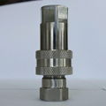 ISO 7241A Hydraulic Quick Coupling Poppet Valve Coupler Stainless steel 304 316  2