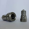 ISO 7241A Hydraulic Quick Coupling Poppet Valve Coupler Stainless steel 304 316  3
