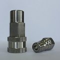 ISO 7241B Hydraulic System Quick Coupler Poppet Valve Stainless steel 2