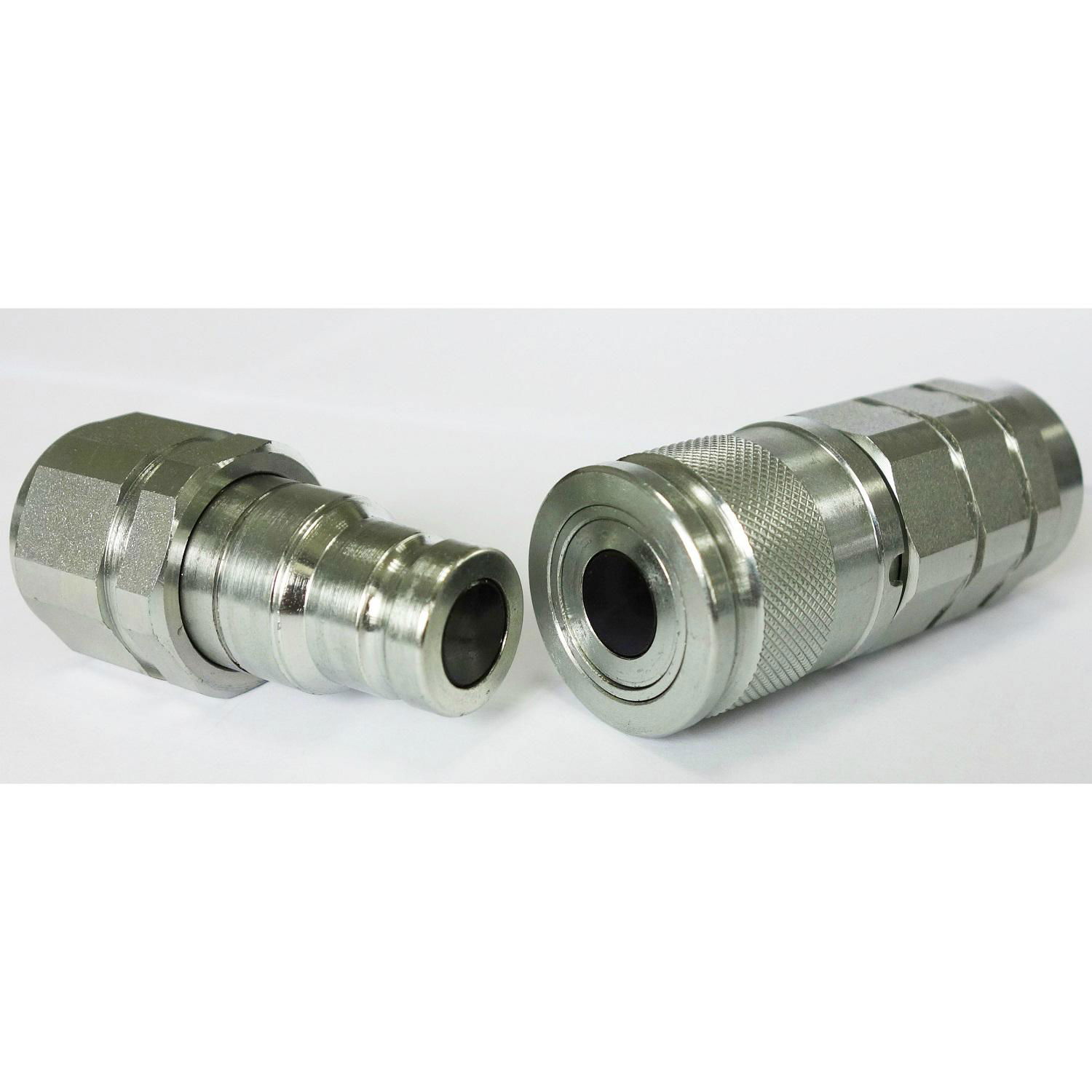 Hydraulic Pipeline Quick Coupling Flat Face Coupler steel 2
