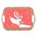 Melamine 14 Inch Chrismas Design Trays