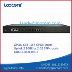 FTTH GPON OLT 1U 8 PON Port