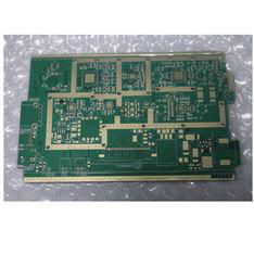 High Performance Rogers 3003 + FR4 4 layer pcb Gold Plating With Resin hole plug