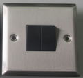 Brushed Stainless Steel Wall Switches 3