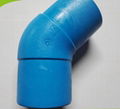 Blue PE100 HDPE  fitting  butt fusion