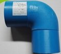 Blue PE100 HDPE fitting butt fusion HDPE