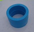 ISO4427  Blue PE100 HDPE fitting butt fusion HDPE Socket  for water supply