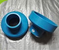 ISO4427  Blue PE100 HDPE fitting butt fusion HDPE Reducer for water supply 1