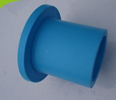 Blue PE100 HDPE  fitting  Falnge Adapter for water 