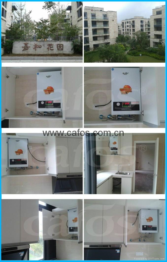 The most modern design style wall mounted house heating induction boiler 5