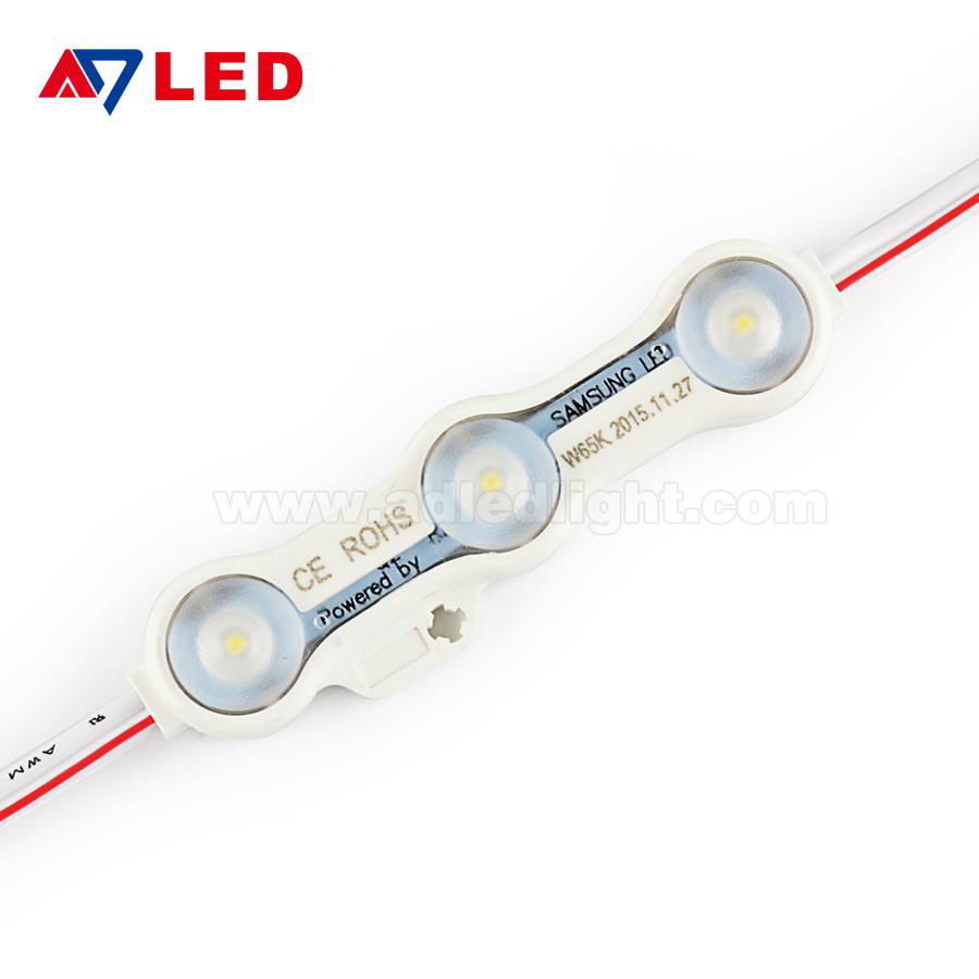 IP68 1.2w constant current Samsung 2835 led module with lens 3