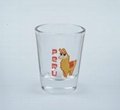 2oz custom printing shot glass from Guangzhou Factory