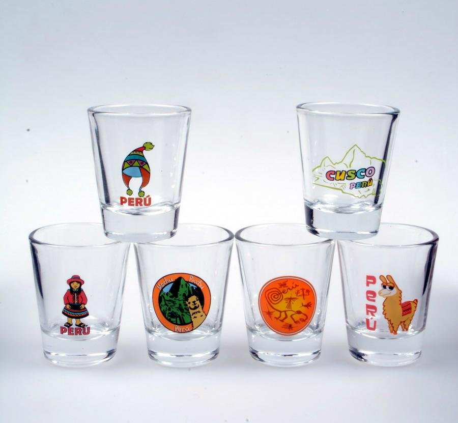 2oz custom printing shot glass from Guangzhou Factory 5