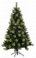 2017 hot sale 6ft mixed pe pvc tips artificial christmas tree 1