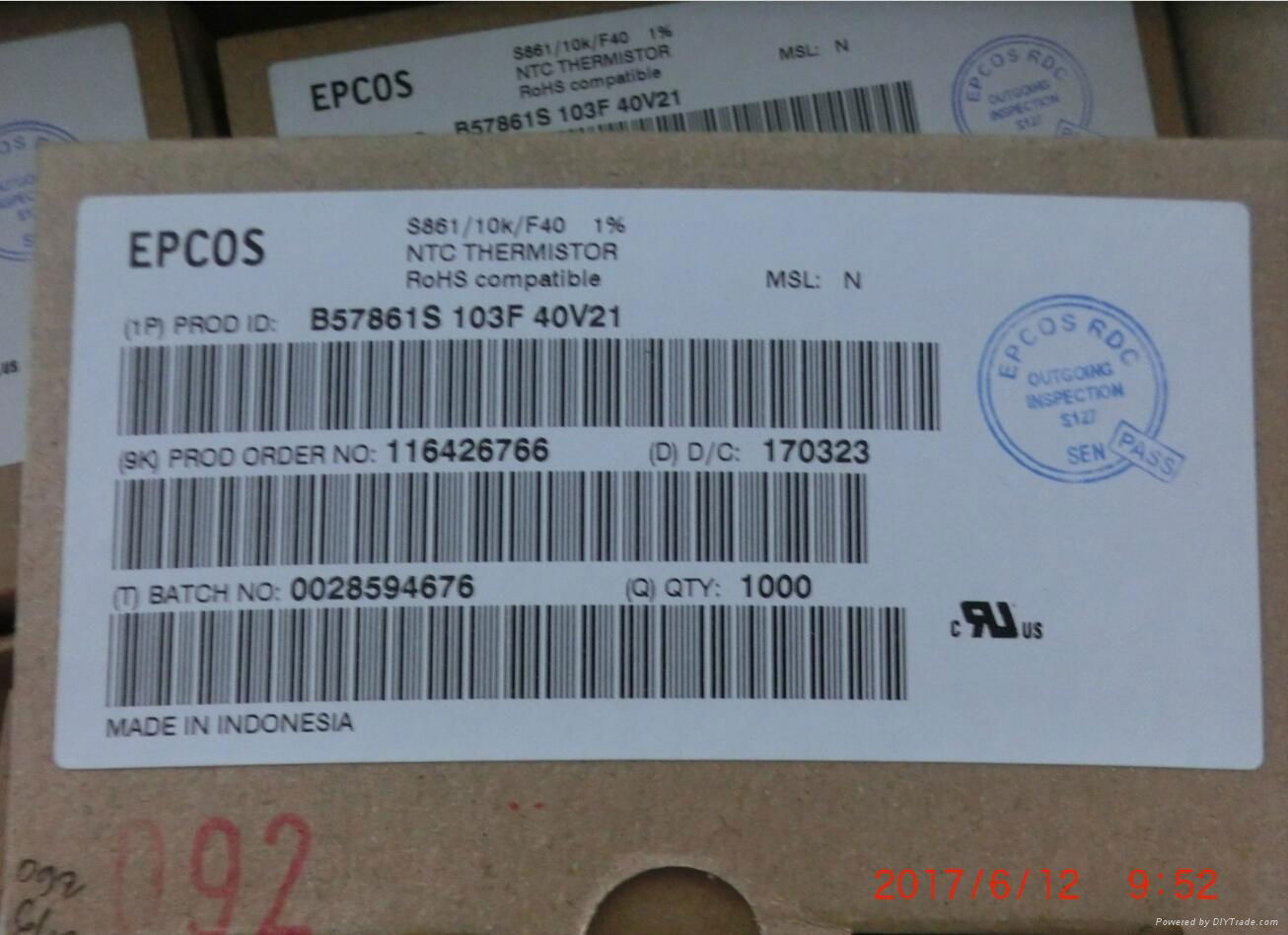 EPCOS NTC B57861S0103F040 Temperature Measurement Sensors s861 4