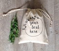 cotton canvas drawstring gift bag wholesale 5