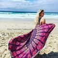 Beach Roundie Mandala Tapestry From