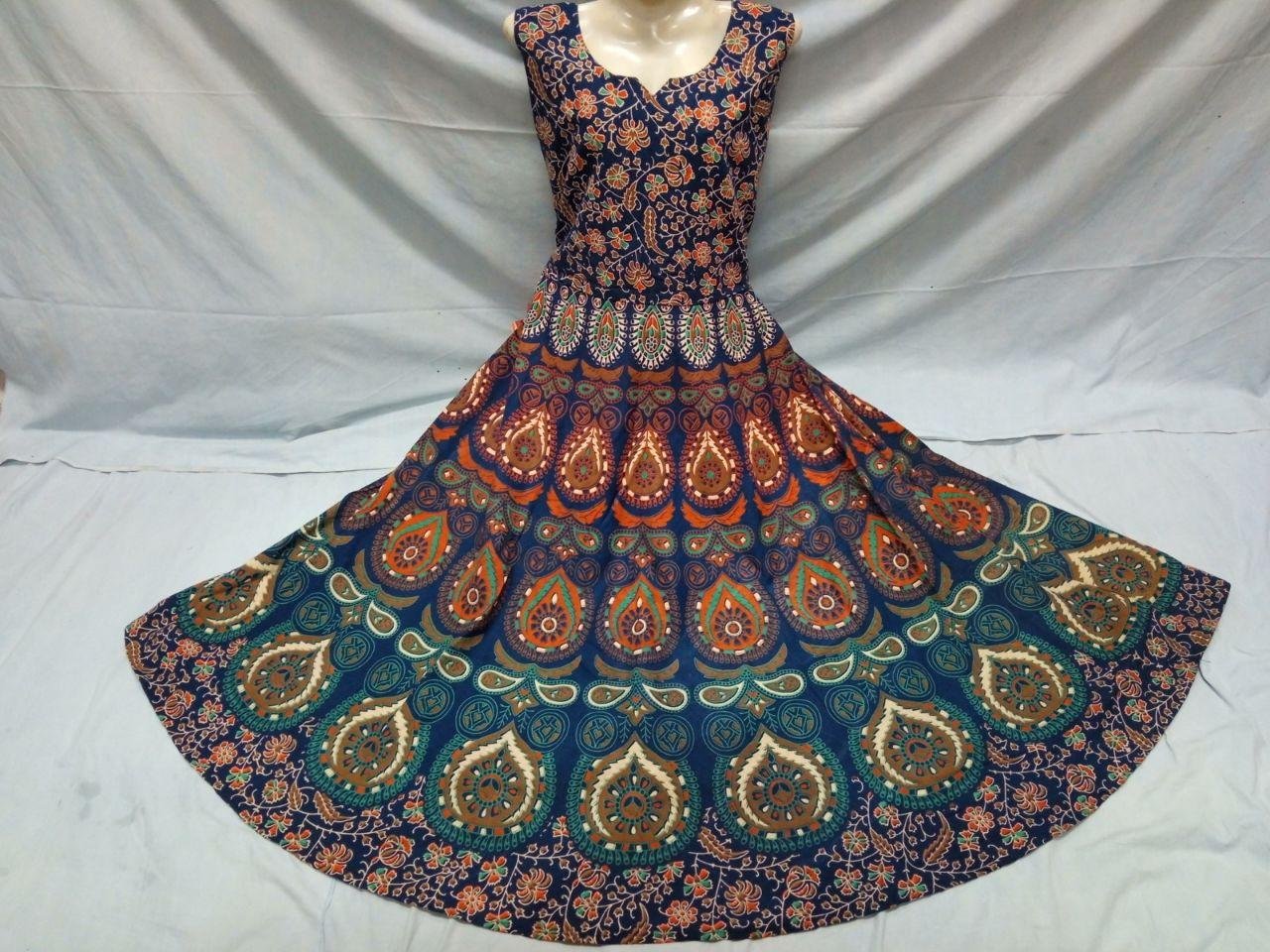 Mandala Dress Bohemian Style Dresses Mandala Indian Bohemian Dresses 4