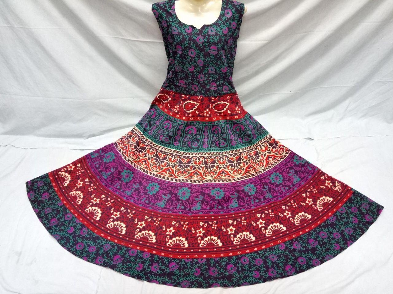 Mandala Dress Bohemian Style Dresses Mandala Indian Bohemian Dresses