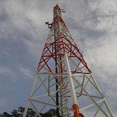 30m high lattice angle telecommunication steel tower