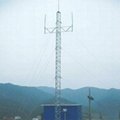 Telecommunication guyed mast  2