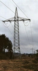 132kv transmission line steel tower