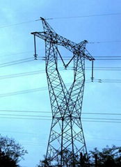 400kv OHL steel tower