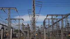 Lattice substation steel structure