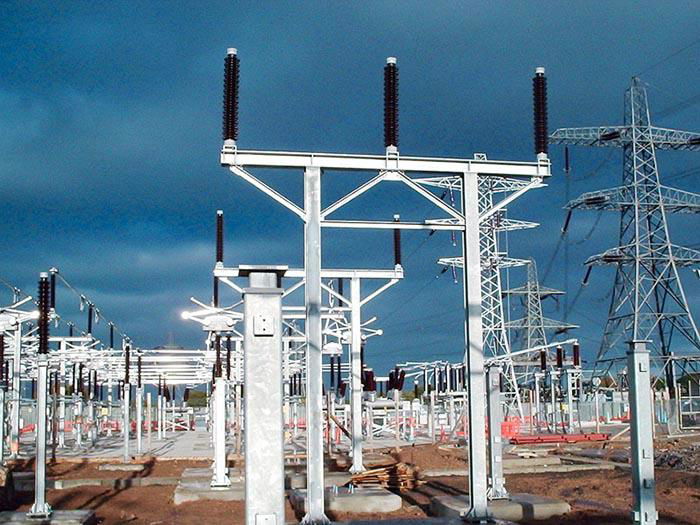 Lattice substation steel structure 2