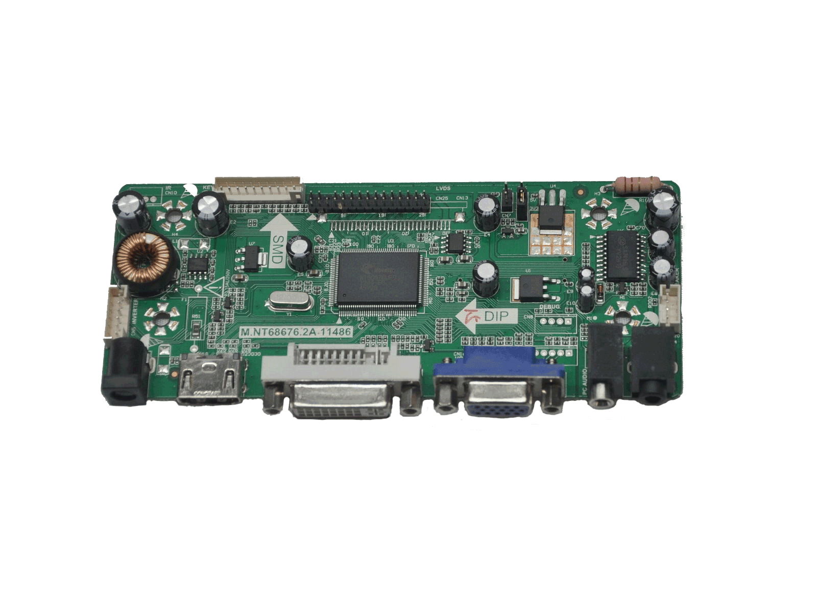 M.NT68676.2A LCD Controller Board with VGA DVI HDMI Inputs 3