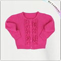 Girls' Ruffle Cardigan 1