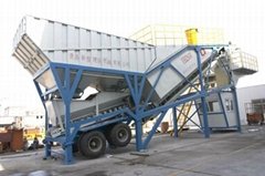 CE ISO Mobile Concrete Batching Plant