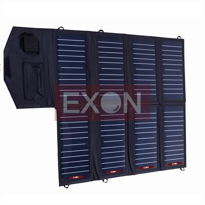 52W-Portable Folding 5V Camping Solar Panel 2