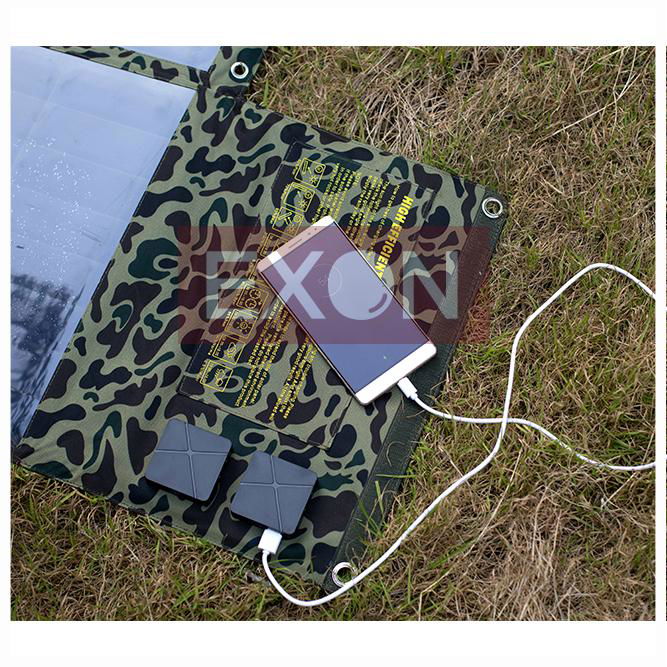 100W-Portable Folding 5V Camping Solar Panel 5