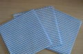 Blue mesh waved spunlace nonwoven fabric